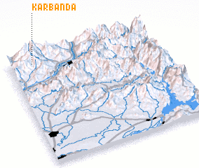 3d view of Kār Bānda