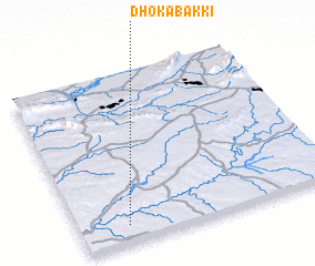 3d view of Dhok Abakki