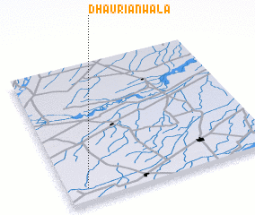 3d view of Dhauriānwāla