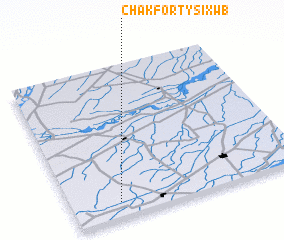 3d view of Chak Forty-six WB