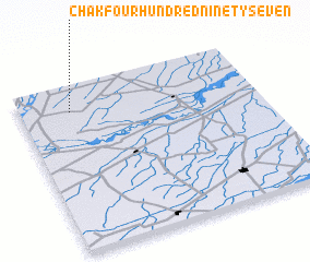 3d view of Chak Four Hundred Ninety-seven