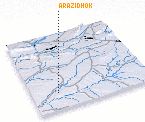 3d view of Arāzi Dhok