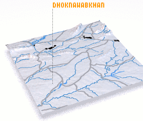 3d view of Dhok Nawāb Khān