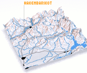 3d view of Hakem Barikot