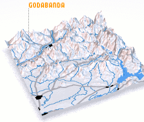 3d view of Goda Bānda