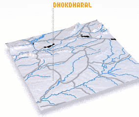 3d view of Dhok Dharāl