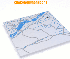 3d view of Chak One Hundred One