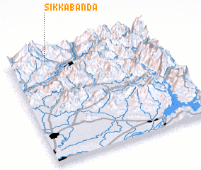 3d view of Sikka Bānda