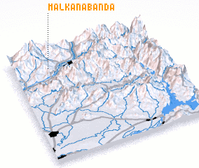 3d view of Malkāna Bānda