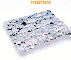 3d view of Pyshvyrkan