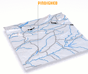 3d view of Pindi Gheb