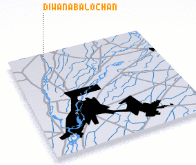 3d view of Dīwāna Balochān