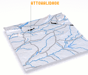 3d view of Attowāli Dhok