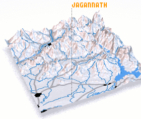 3d view of Jagannāth