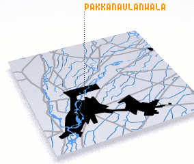 3d view of Pakka Naulānwāla