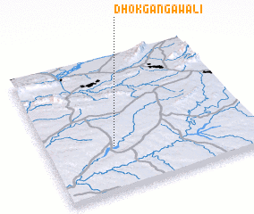 3d view of Dhok Gangāwāli