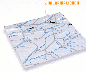 3d view of Jhalāriwāli Dhok