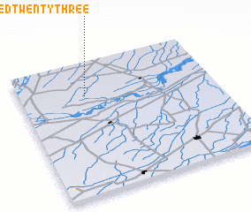 3d view of Chak Three Hundred Twenty-three