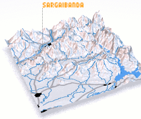 3d view of Sargai Bānda