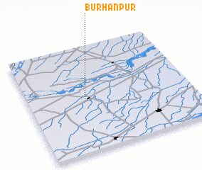3d view of Burhānpur