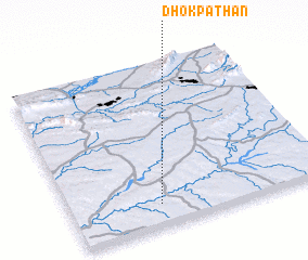 3d view of Dhok Pathān