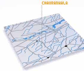 3d view of Chaurānwāla