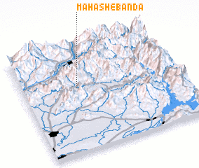 3d view of Mahāshe Bānda