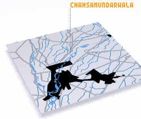 3d view of Chāh Samundarwāla