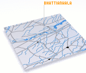 3d view of Bhattiānwāla