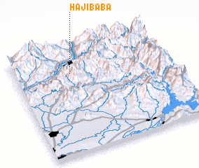 3d view of Hāji Bāba