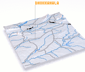 3d view of Dhok Kahala