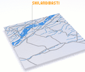 3d view of Shilān di Basti