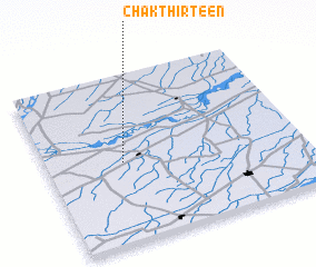 3d view of Chak Thirteen