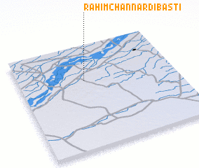 3d view of Rahīm Channar di Basti