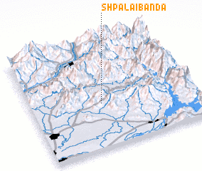 3d view of Shpālai Bānda