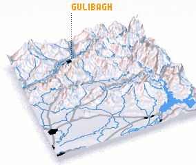 3d view of Gulībāgh