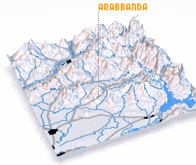 3d view of Arab Bānda