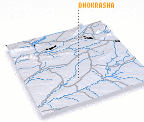 3d view of Dhok Rāsha