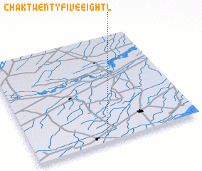 3d view of Chak Twenty-five-Eight L