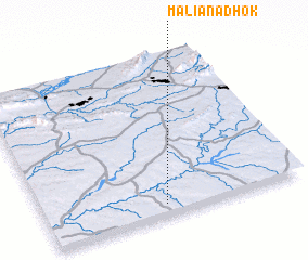 3d view of Maliāna Dhok