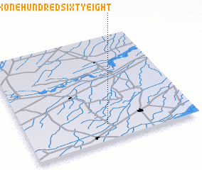 3d view of Chak One Hundred Sixty-eight