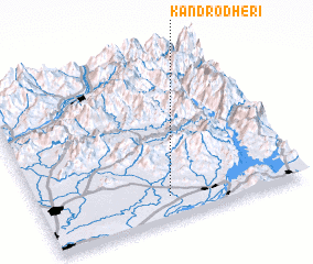 3d view of Kandro Dheri