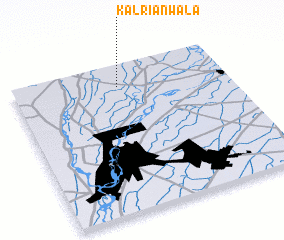 3d view of Kālriānwāla