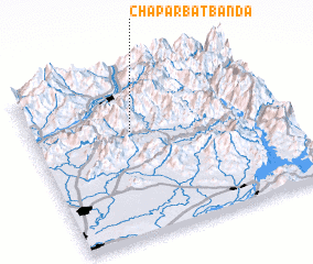 3d view of Chaparbat Bānda