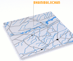 3d view of Bhaini Balochān