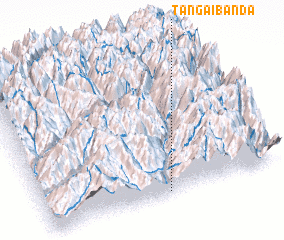 3d view of Tangai Bānda