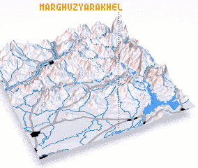 3d view of Marghūz Yāra Khel