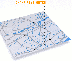 3d view of Chak Fifty-eight KB