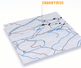 3d view of Shakhtīnsk