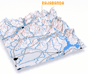 3d view of Rāja Bānda